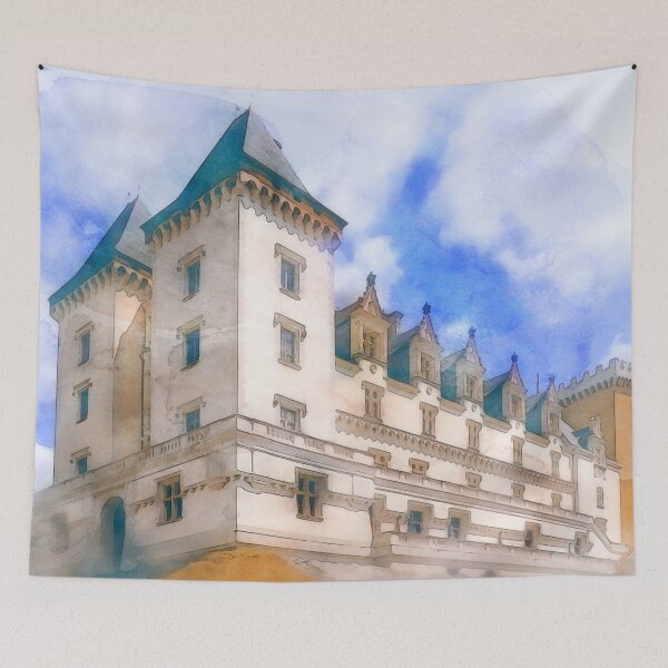 Item preview, The Castle of Pau designed and sold by AM FineArtPrints.