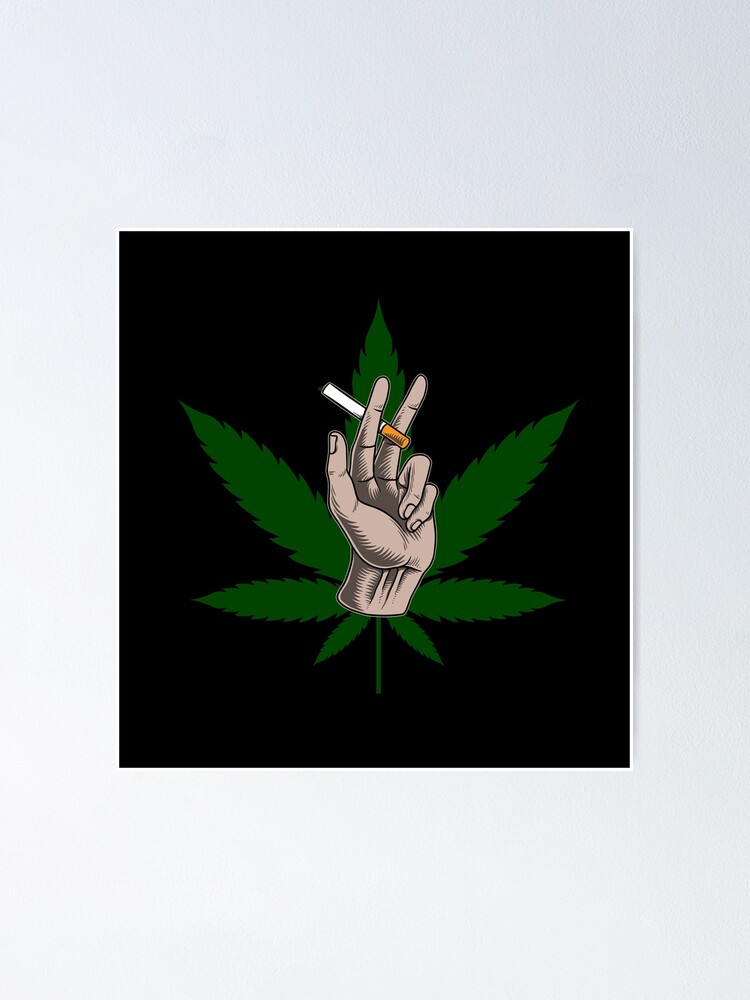 Distressed Weed Leaf T-Shirt