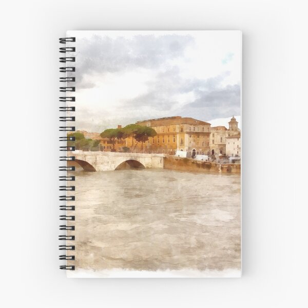 Item preview, Rome: Tiber River bridge and Tiber island designed and sold by Giuseppe Cocco.