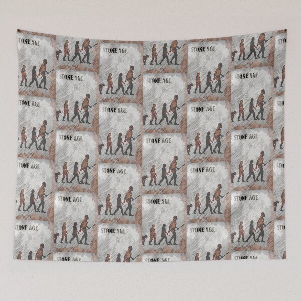 Item preview, Stone Age - Board Games Design - Movie Poster Style - Board Game Art designed and sold by MeepleDesign.