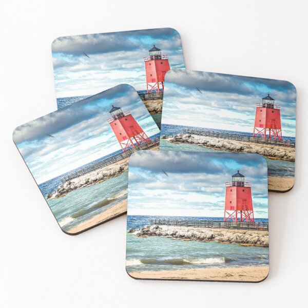 Item preview, “Charlevoix South Pier Lighthouse”  designed and sold by Creatively Colette’s .