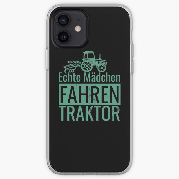 Echte Mädchen Fahren Traktor iPhone Flexible Hülle