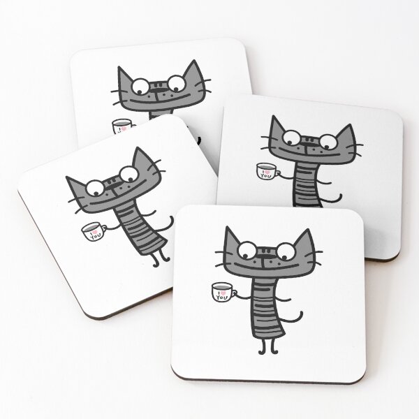 Item preview, I love you- cat designed and sold by spontania.