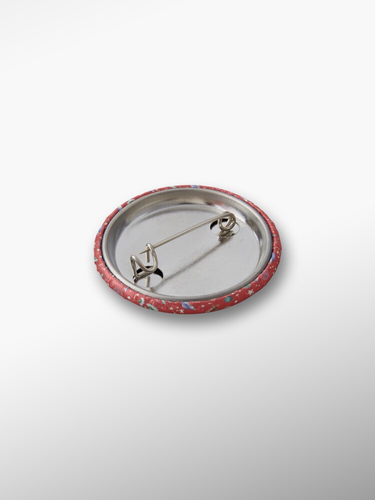 Thumbnail 2 of 3, Pin, Red UFO Design designed and sold by MarylandMUFON.