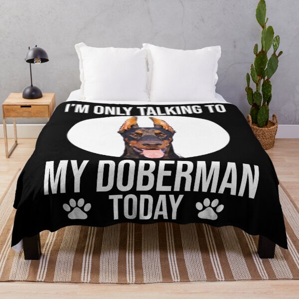 Item preview, funny doberman pinscher dog gift i m only talking to my doberman today designed and sold by alaechamlal.