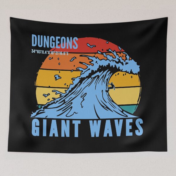 Item preview, Giant Waves - Dungeons - Cape Town, South Africa designed and sold by Mitch-Angelo.