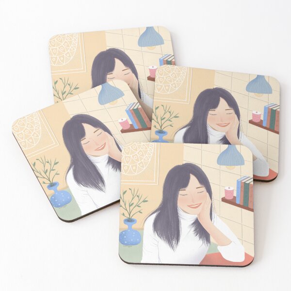 Item preview, smiling girl designed and sold by TheFishBird.