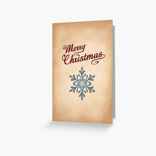 Snowflake 1 Greeting Greeting Card