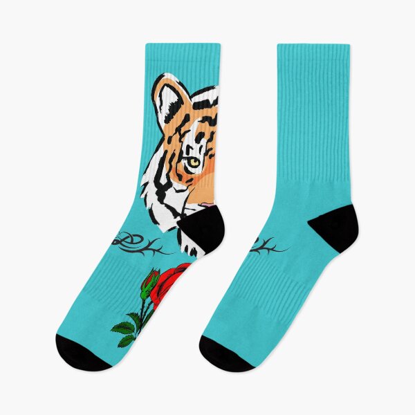 Item preview, Tribal tiger and rose design designed and sold by Cafecreative.