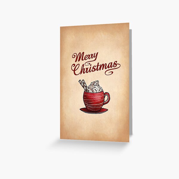Hot Chocolate Greeting Greeting Card