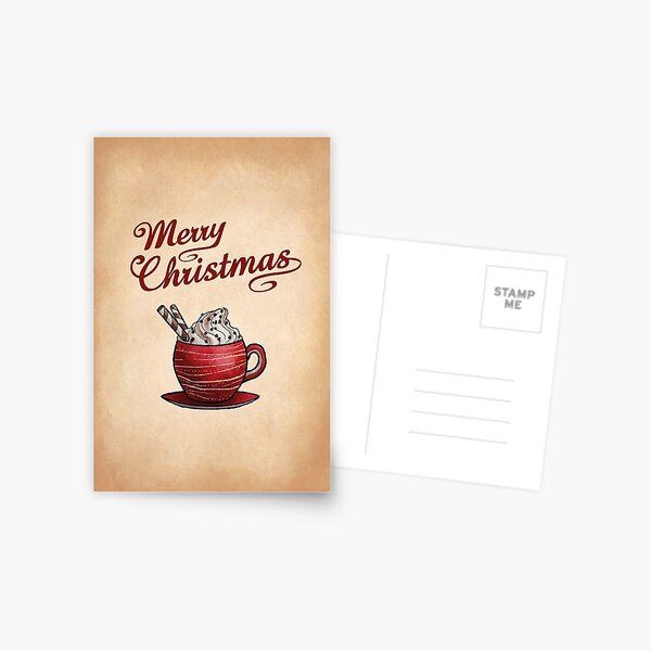 Hot Chocolate Greeting Postcard