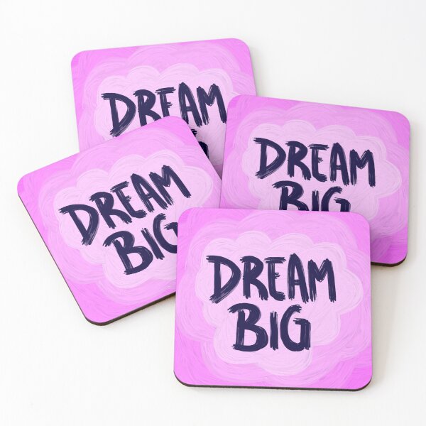 Item preview, Dream Big- pink acrylic designed and sold by WanderAesthetic.
