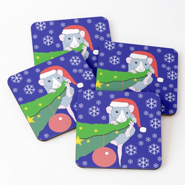 Item preview, The Christmas Tree Rat designed and sold by mindgoop.