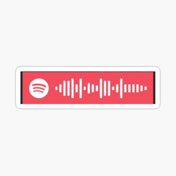 Alexis' Glee Playlist Spotify Code Sticker
