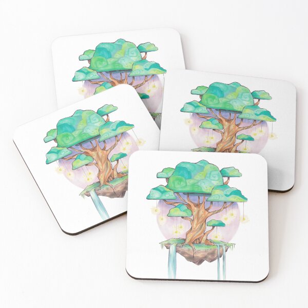 Item preview, Magical Fairy Tree Island designed and sold by kattvalk.