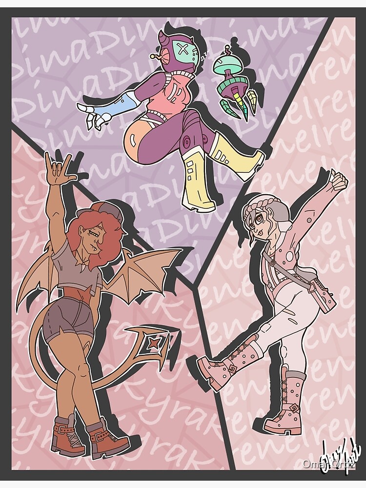 "Irene Kyra Dina" Poster for Sale by OboyImDrawin Redbubble