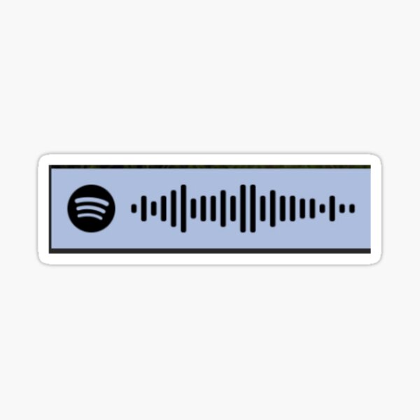 Kendra's Glee Playlist Spotify Code Sticker