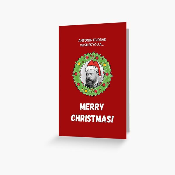 Item preview, Antonin Dvorak Wishes You a Merry Christmas! designed and sold by Jordbord.