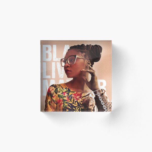 Black Lives Matter Acrylic Block