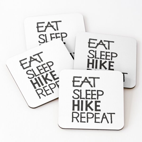 Item preview, Eat sleep hike repeat designed and sold by ReluctantChickn.