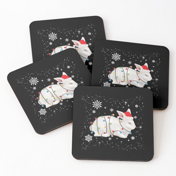 Item preview, Bunny Christmas Decoration - Rabbit Christmas Tree Funny designed and sold by Lenny Stahl.