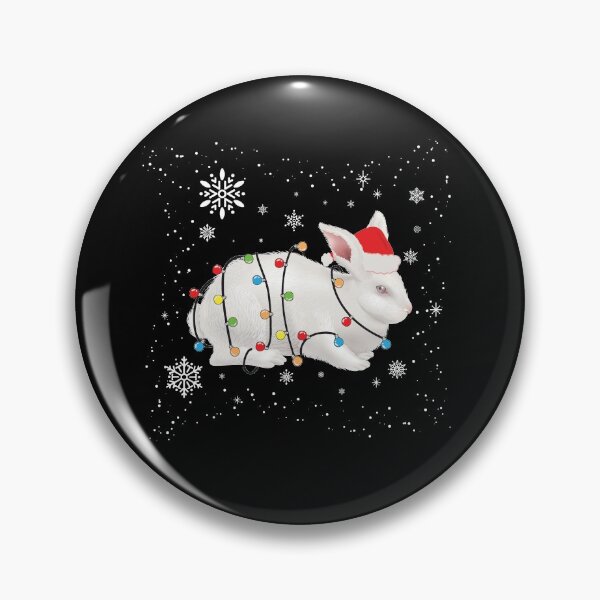 Item preview, Bunny Christmas Decoration - Rabbit Christmas Tree Funny designed and sold by Lenny Stahl.