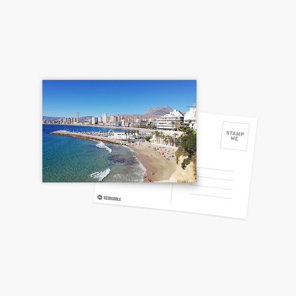 Benidorm beaches Postcard