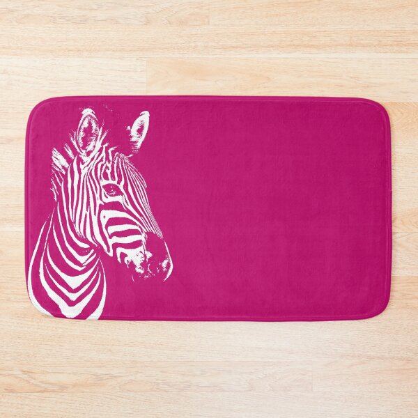 Item preview, Zebra - White on Raspberry designed and sold by AnthonyZed.