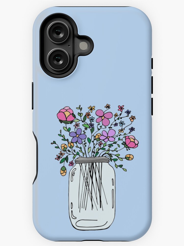 Thumbnail 1 von 4, iPhone-Hülle, Einmachglas mit Blumen designt und verkauft von mlleruta.