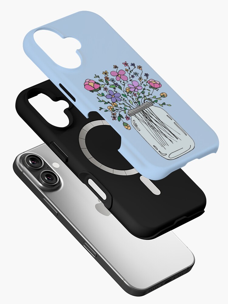 Thumbnail 2 von 4, iPhone-Hülle, Einmachglas mit Blumen designt und verkauft von mlleruta.