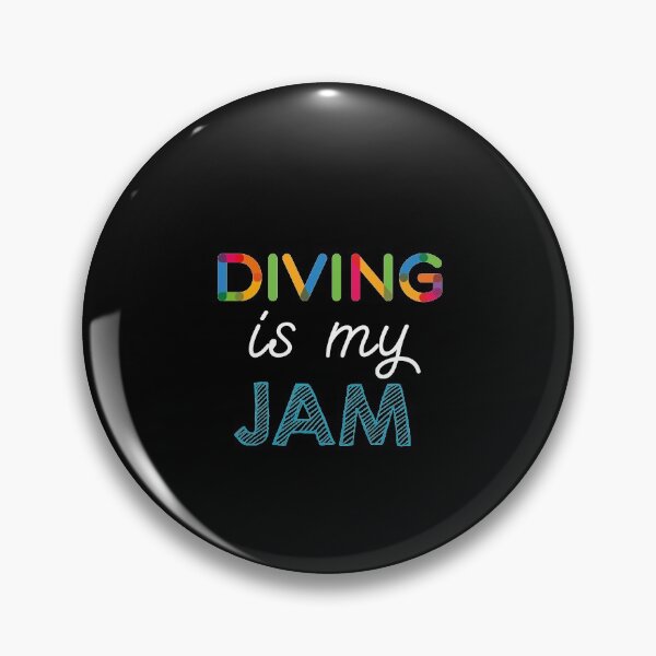 Item preview, Diving is my Jam. Funny Diving Design designed and sold by Custom365.