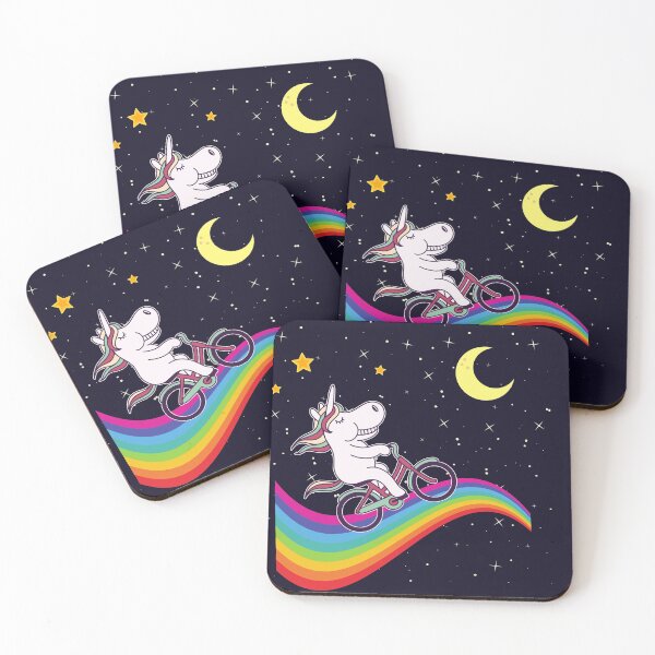 Item preview, Unicorn on bike designed and sold by EclairVanilla.