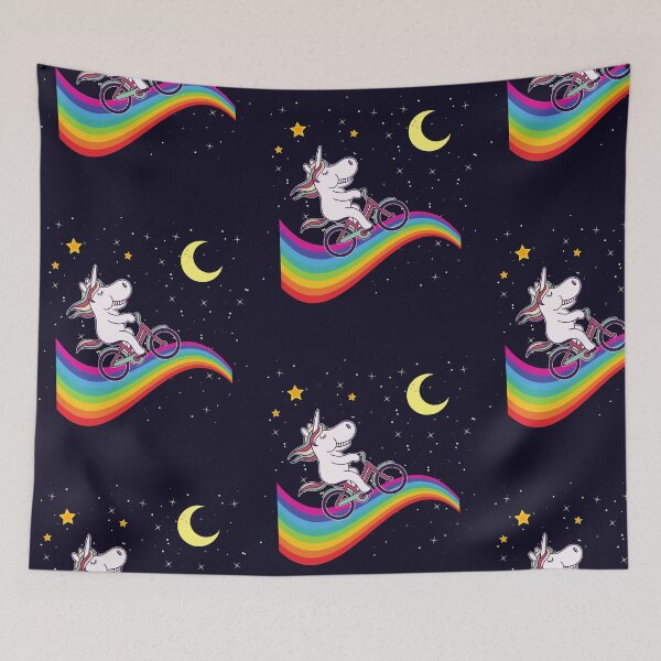 Item preview, Unicorn on bike designed and sold by EclairVanilla.