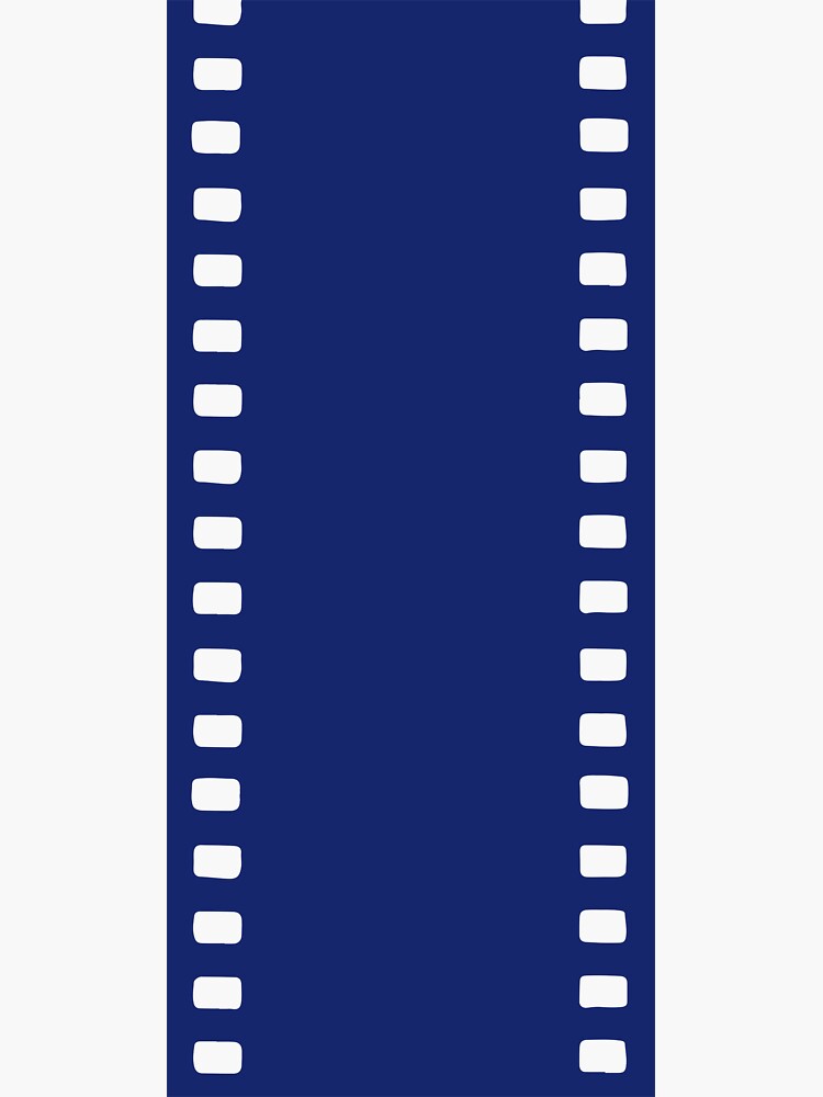Thumbnail 3 of 3, Sticker, UNEXPOSED (35mm film reel graphic derived from original minimalist oil painting) designed and sold by billyzduke.