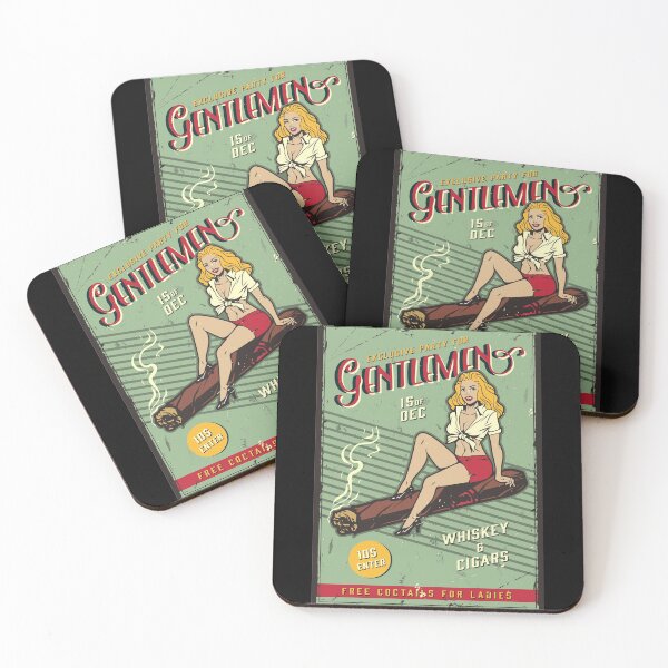 Item preview, Exclusive Party For Gentlemen Vintage Label  designed and sold by Yassou-Shop.