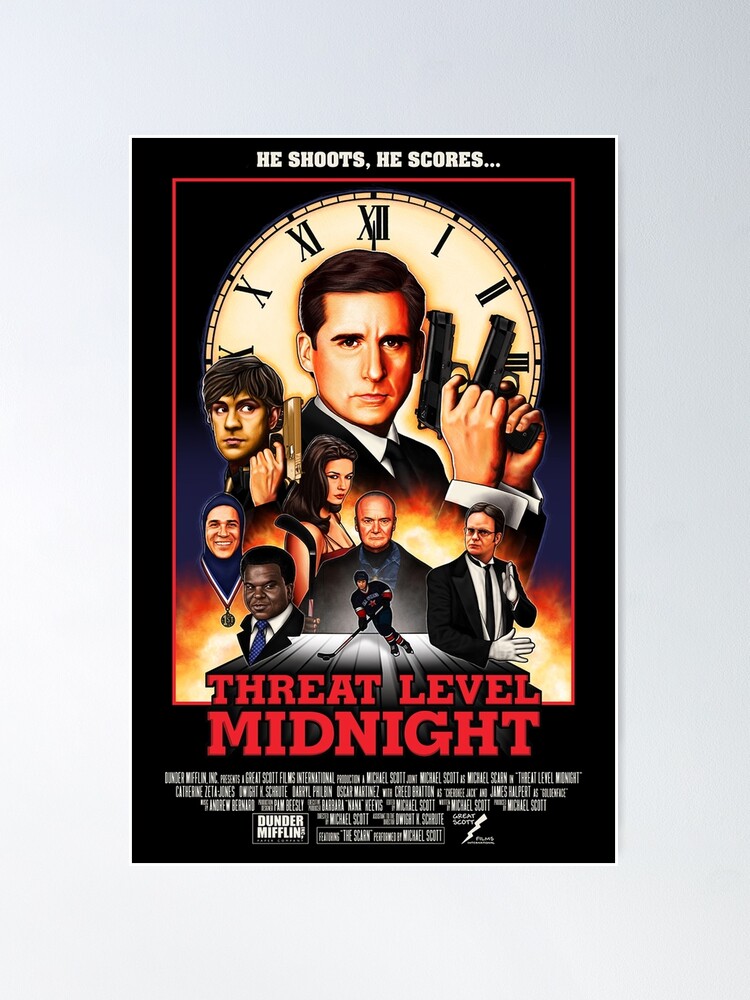 Alternate view of Threat Level Midnight Poster