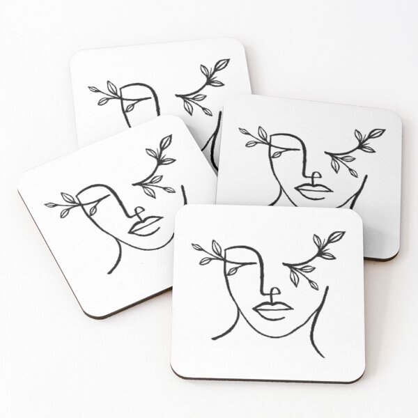 Item preview, Woman with some leaves designed and sold by Sticker Store.