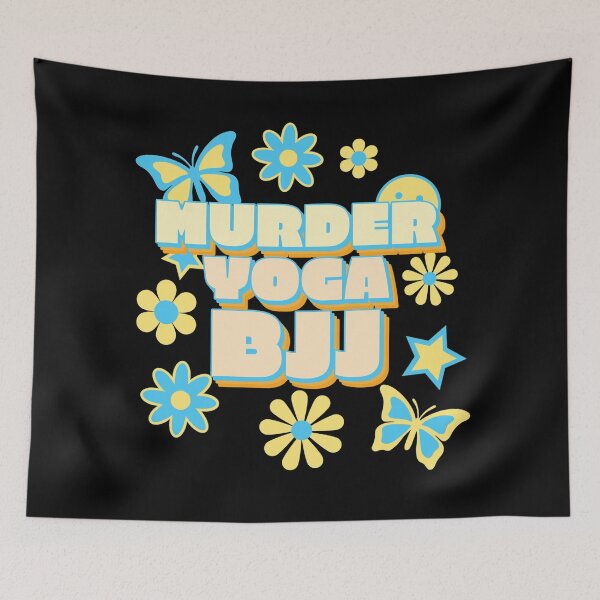 Item preview, BJJ - Murder Yoga - Flower Edition designed and sold by Eye on the Blueline.