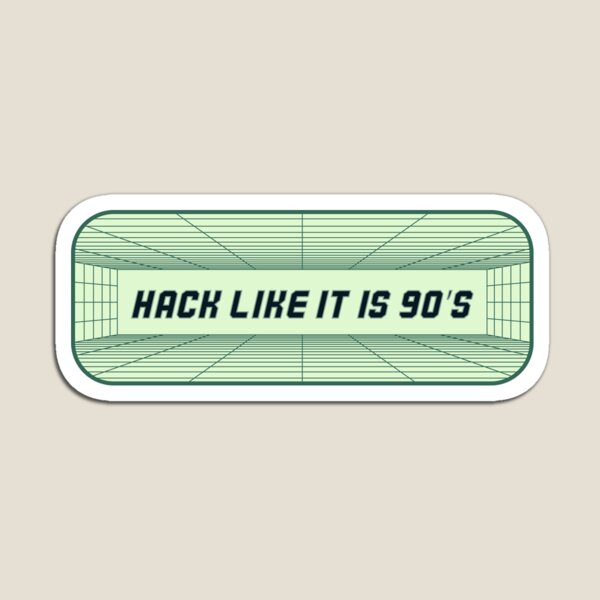 Item preview, Hack like it is 90s Retro Colors designed and sold by pignpix.