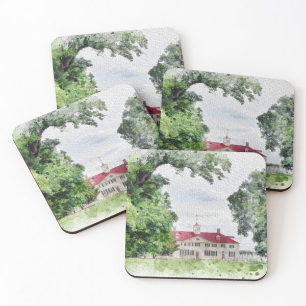 Item preview, Mount Vernon Estate Watercolor designed and sold by TwoSmallPtatoes.