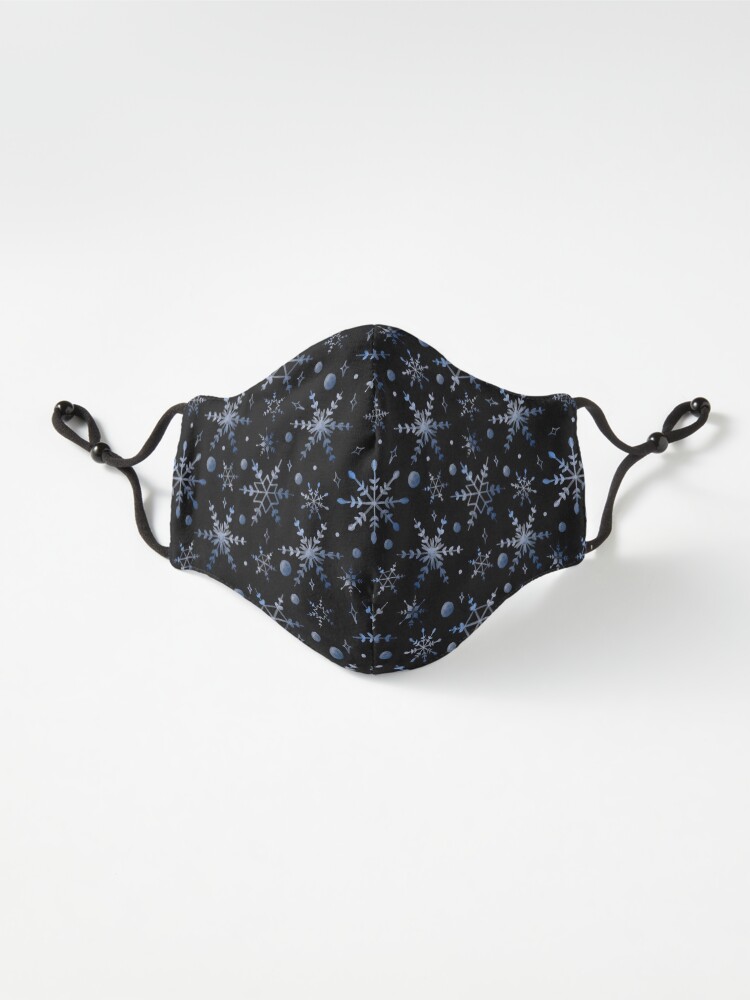Alternate view of Snowflake Collection - Blue Mask