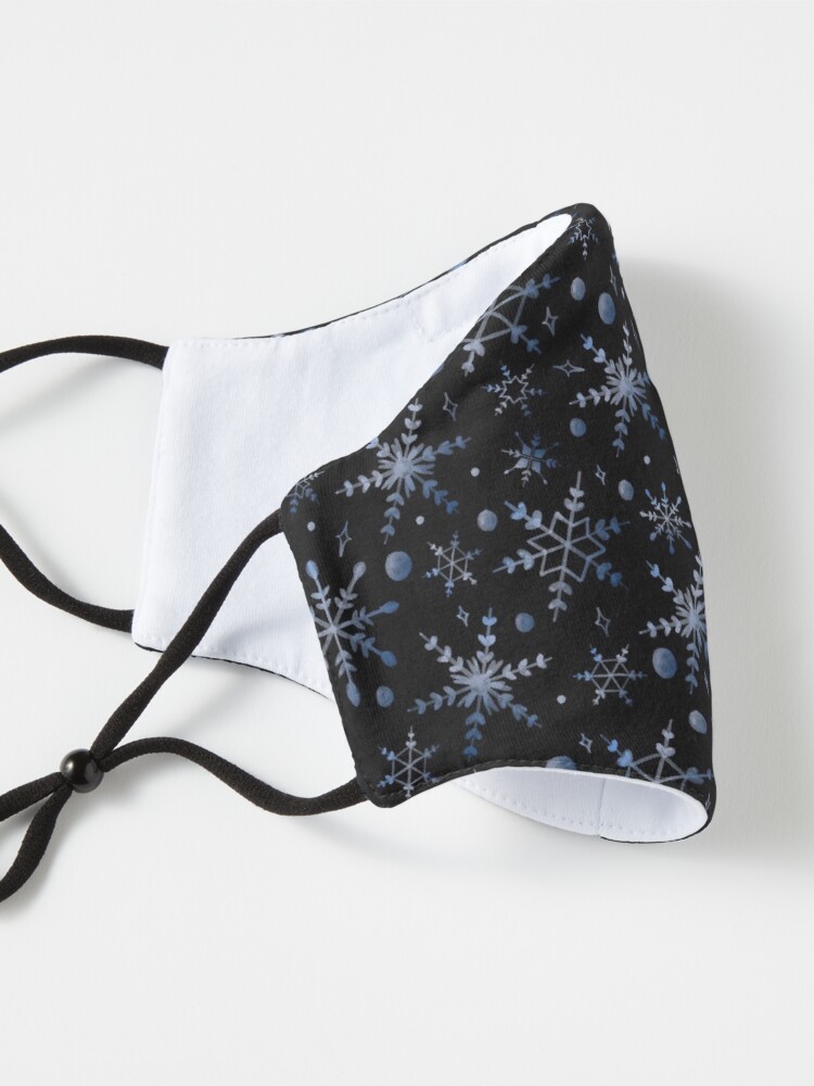 Alternate view of Snowflake Collection - Blue Mask