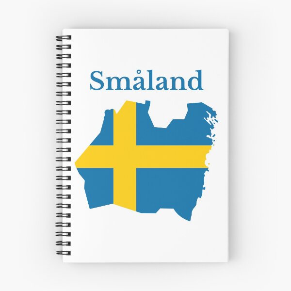Artikelvorschau, Karte der Provinz Smaland, schwedische Provinz, Schweden. entworfen und verkauft von marosharaf.