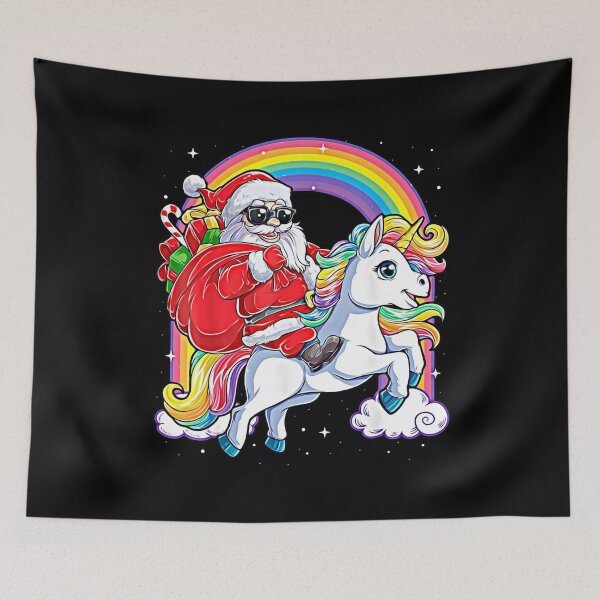 Artikelvorschau, Einhorn Santa Weihnachtshemd, Einhorn Weihnachtshemd, Santa Shirt, Weihnachtshemd entworfen und verkauft von Nrlifecreations.