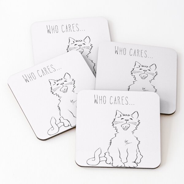 Item preview, WHO CARES designed and sold by WOWSOMETHINGNEW.