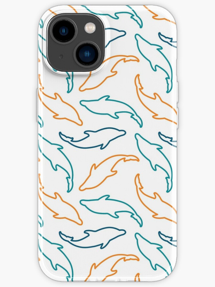 Miami Dolphins Logo Pattern iPhone 13 Pro Case