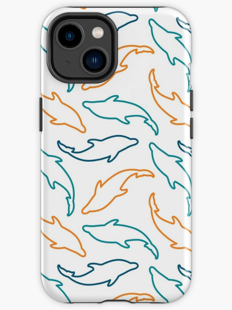 Miami Dolphins Logo Pattern iPhone 13 Pro Case