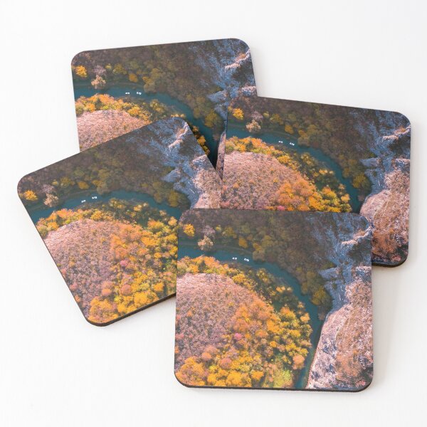Item preview, Autumn boat ride along the river  designed and sold by usualvariety.