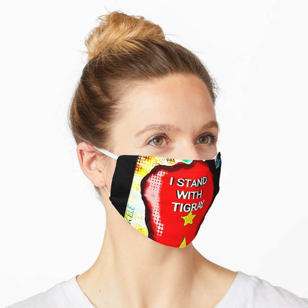 Stand With Tigray I Am Donating 80 Of These Sales To The Sudanteam At The Border Helping Tigrayan Refugees God Bless You Mask By Autismearth Redbubble