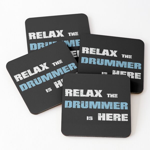 Item preview, Relax the drummer is here! Dark blue! designed and sold by Painatus.